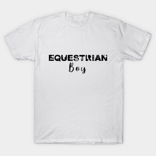 Equestrian Boy (Black) T-Shirt